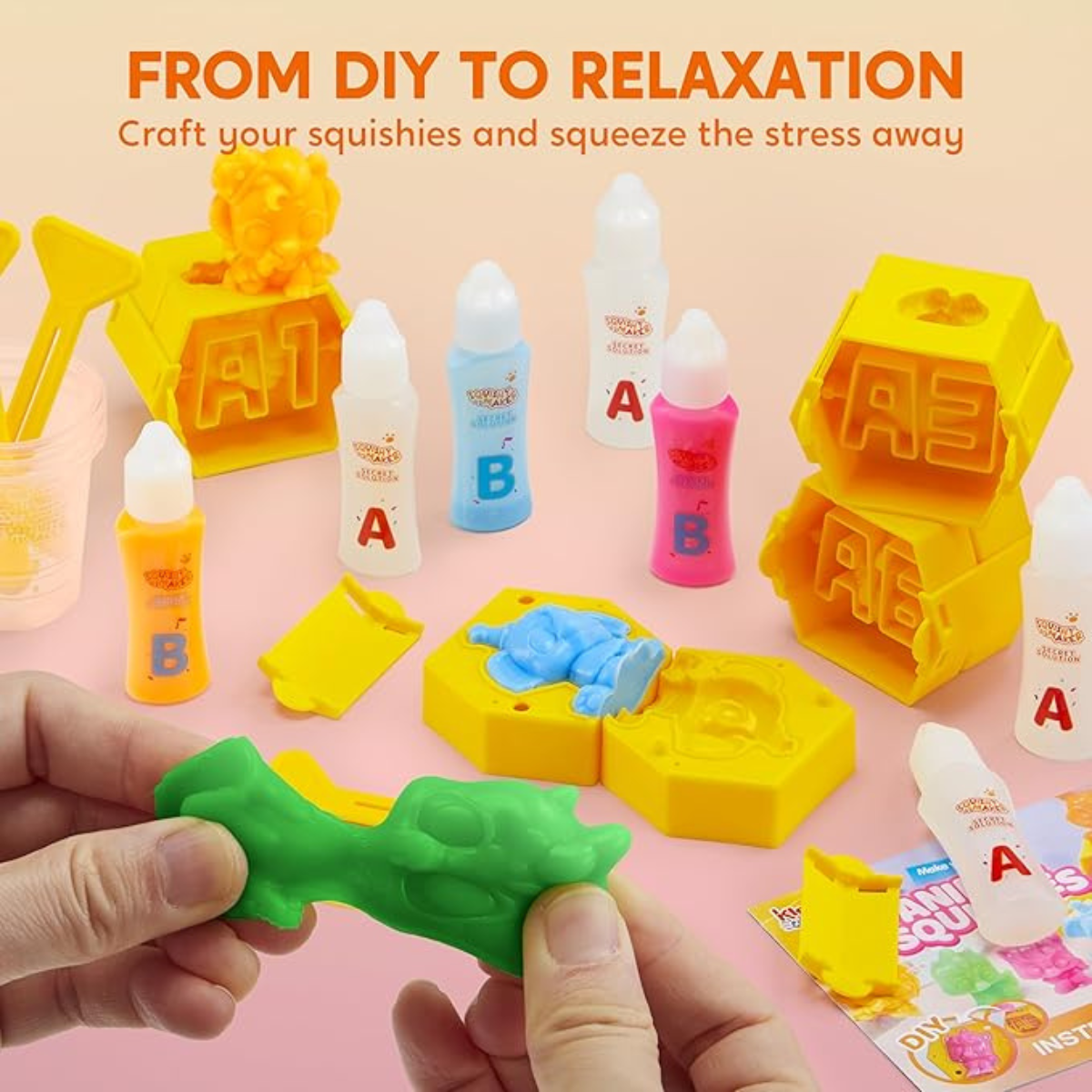 Zestaw kreatywny DIY Squishy figurki (6+ lata)