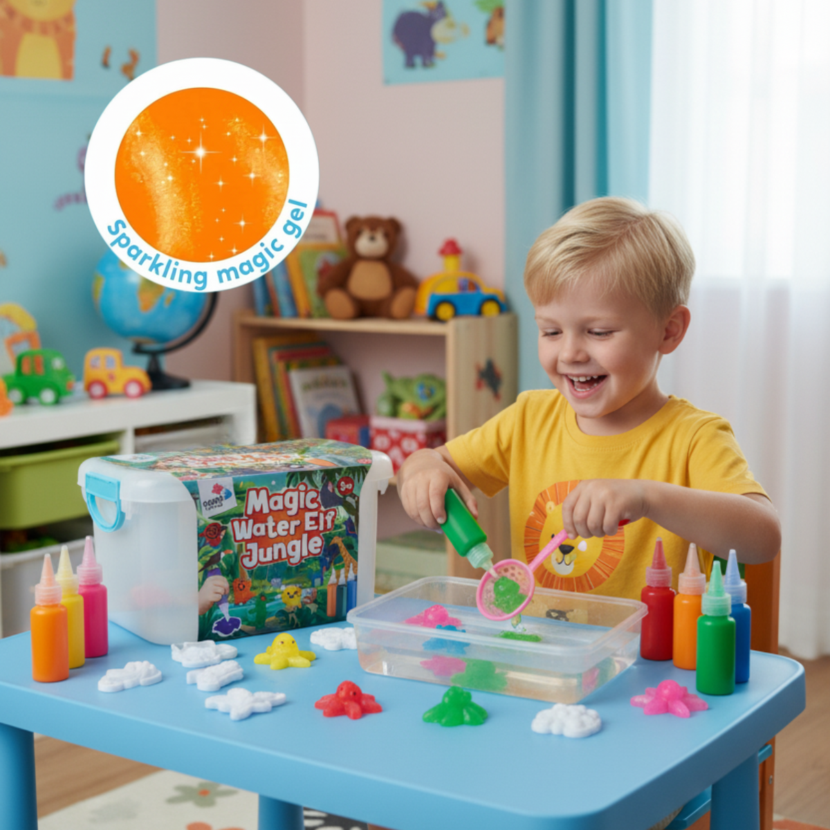 Magiczne wodne skrzaty – Dżungla | 4, 8 lub 12 kolorów, dla dzieci od 3+ lat