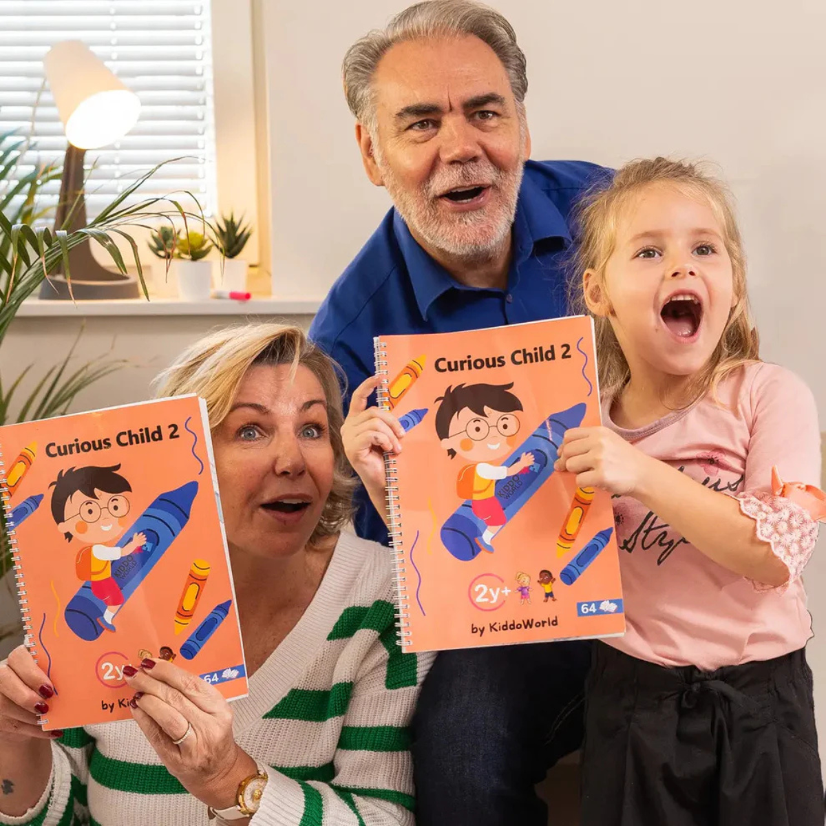 Curious Child 2 – Zeszyt pisz i zmazuj do nauki pisania, wielokrotnego użytku (64 strony, 2–5 lat)