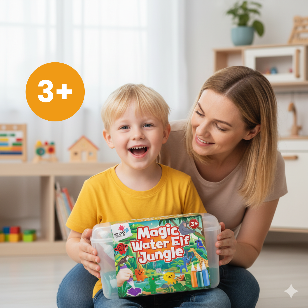 Magiczne wodne skrzaty – Dżungla | 4, 8 lub 12 kolorów, dla dzieci od 3+ lat