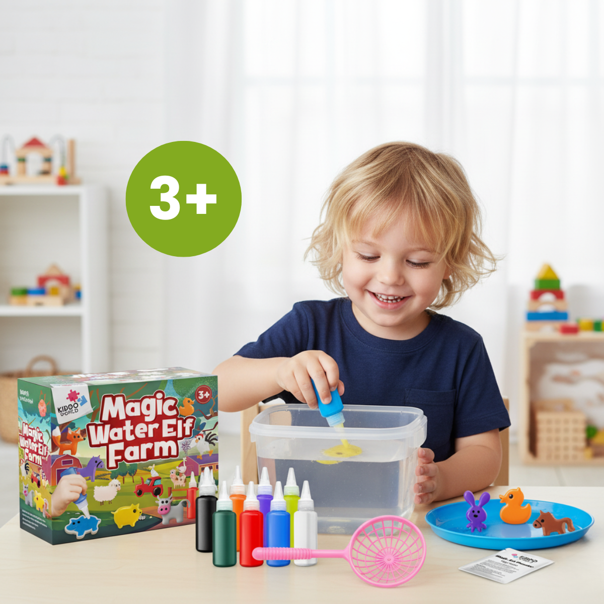 Magiczne wodne skrzaty – Farma | 4, 8 lub 12 kolorów, dla dzieci 3+