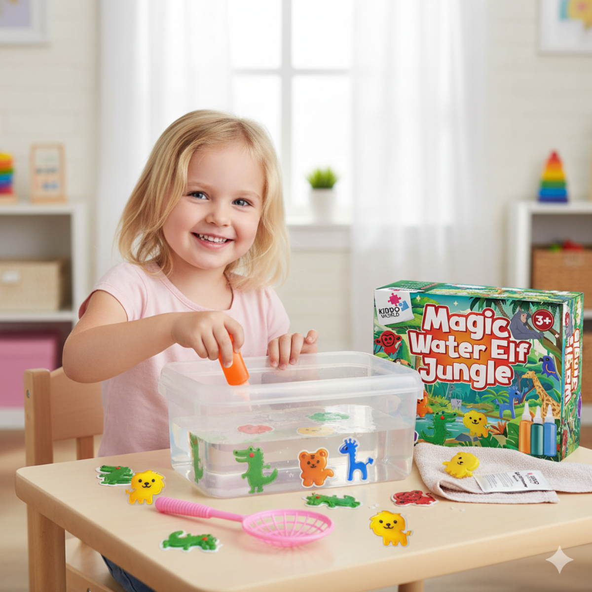 Magiczne wodne skrzaty – Dżungla | 4, 8 lub 12 kolorów, dla dzieci od 3+ lat