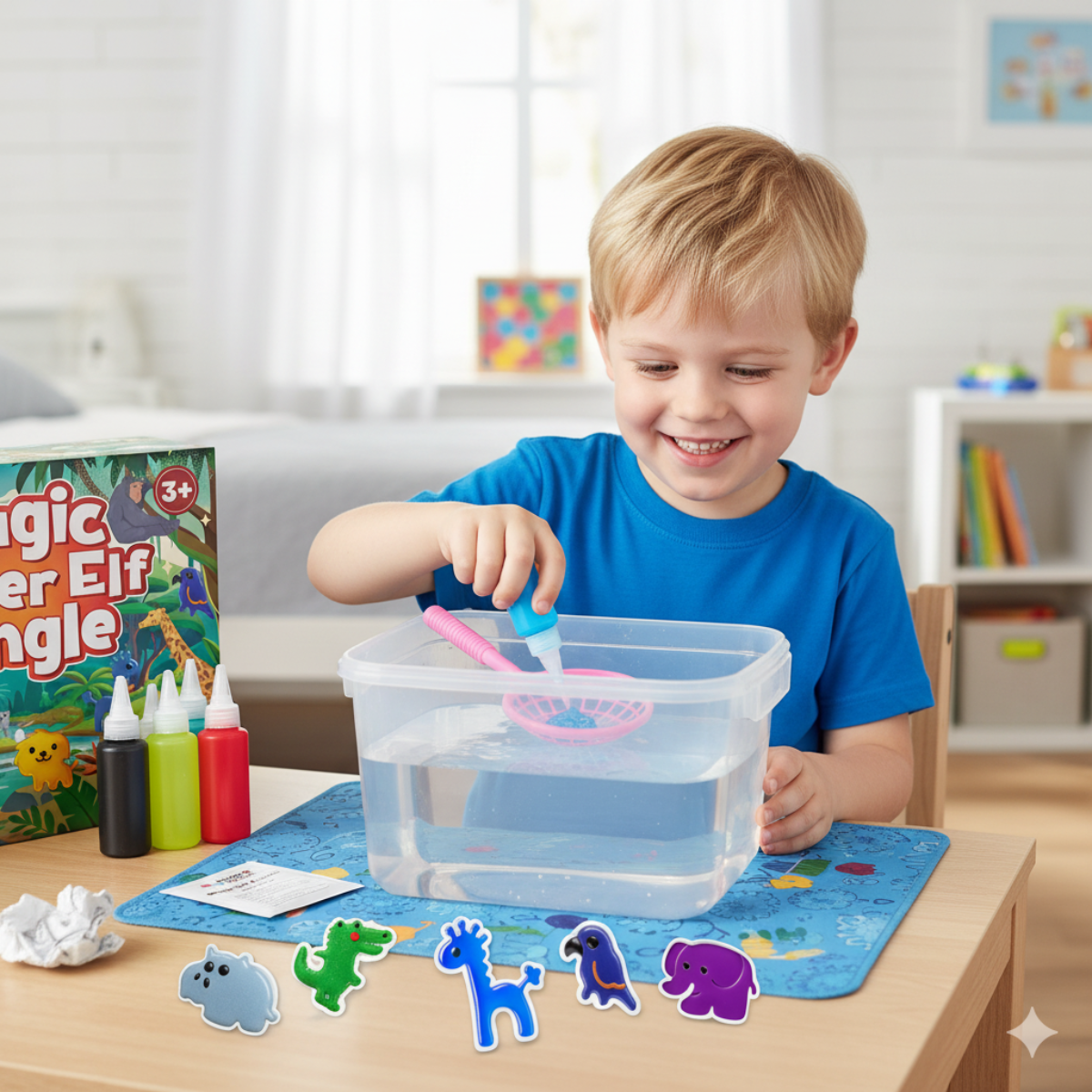 Magiczne wodne skrzaty – Dżungla | 4, 8 lub 12 kolorów, dla dzieci od 3+ lat
