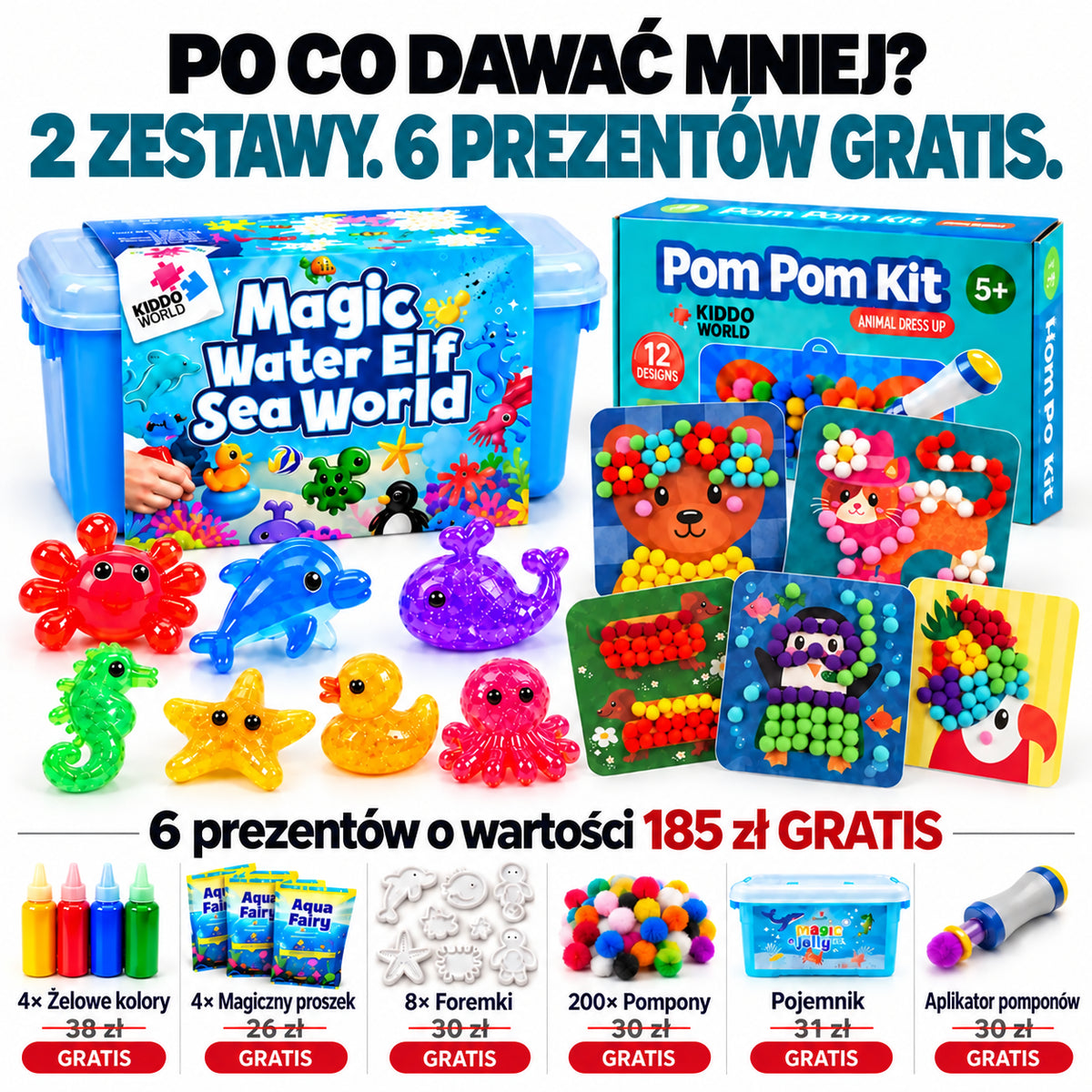 Duży pakiet kreatywny: 2 zestawy + 6 prezentów GRATIS, zdjęcie 1