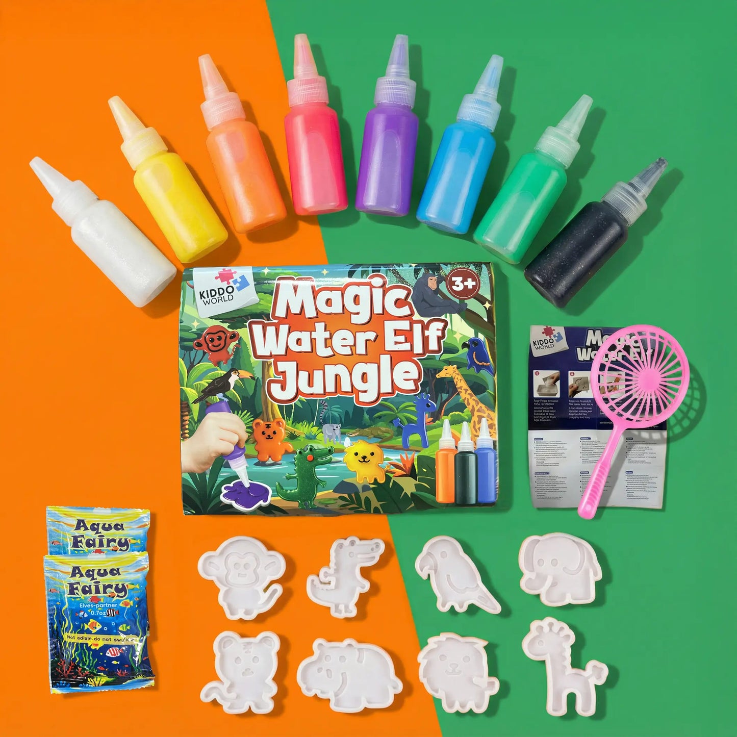 Magiczny Tropikalny Świat z Brokatem