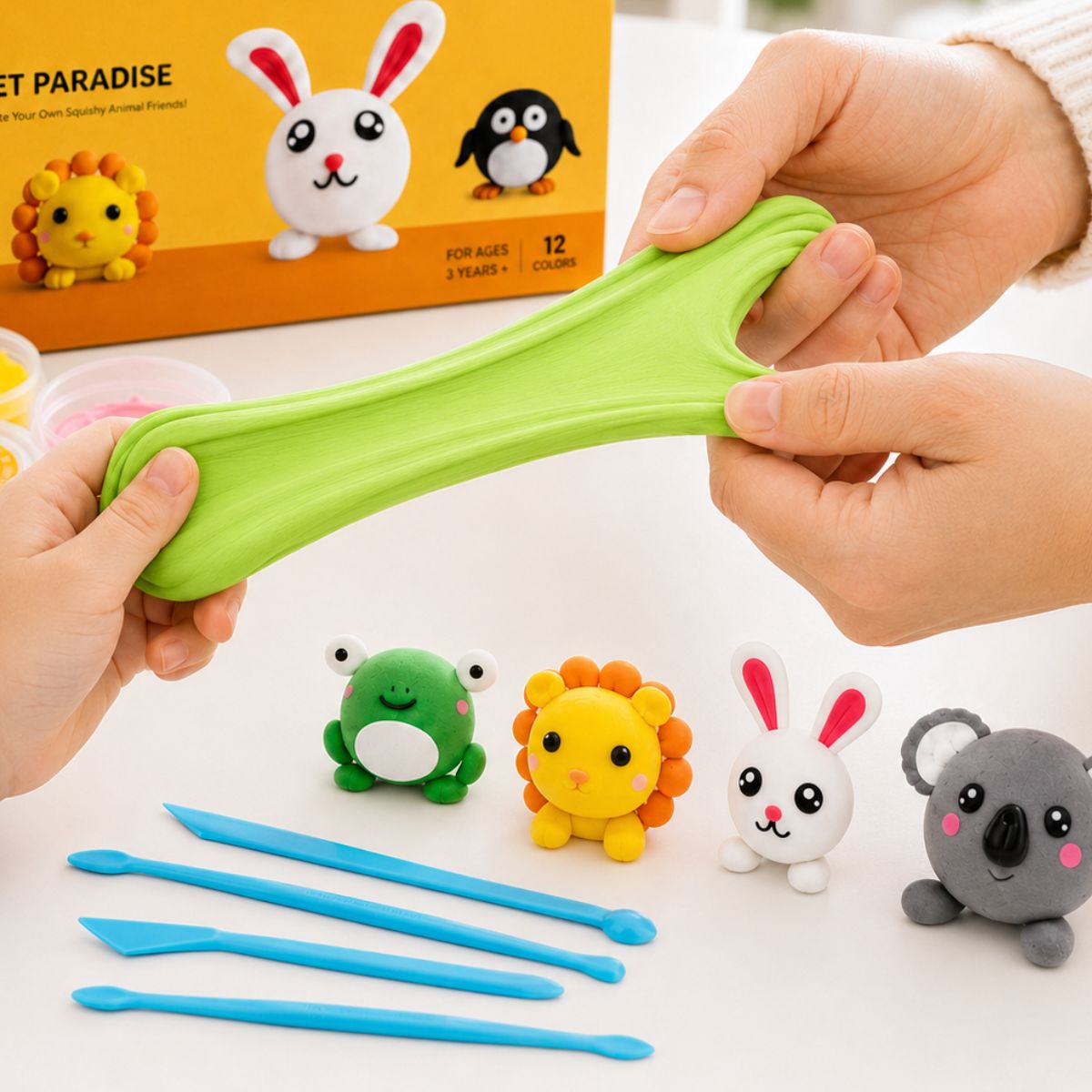 64-elementowy zestaw DIY Squishy Clay (4+ lata)