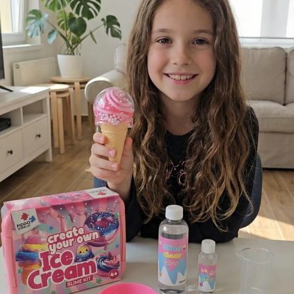 Ice Cream Slime Kit | Sensoryczna zabawka STEM | dla dzieci 4+