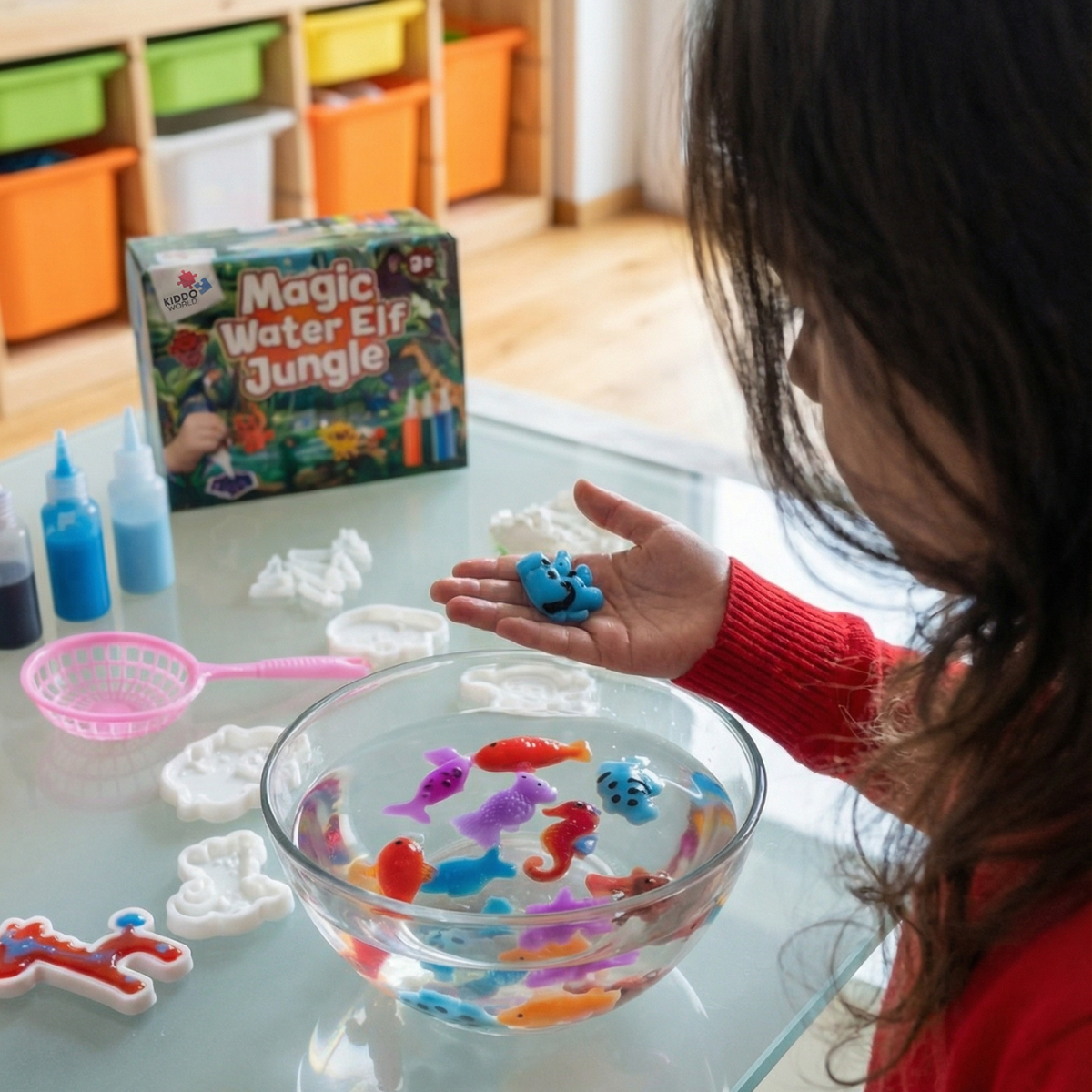 Magiczny Tropikalny Świat z Brokatem