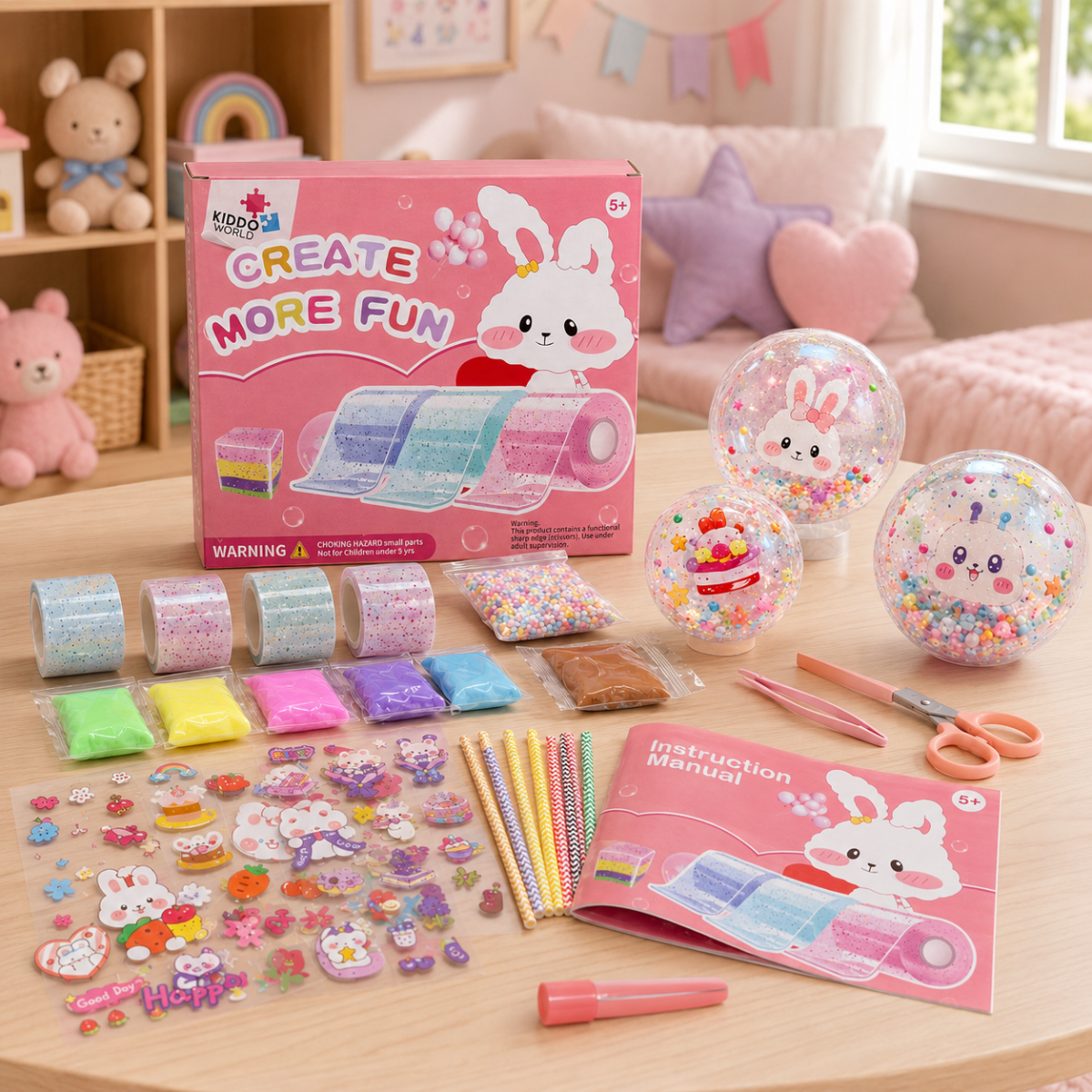 41-elementowy zestaw DIY Bubble Squishies (4+ lata)