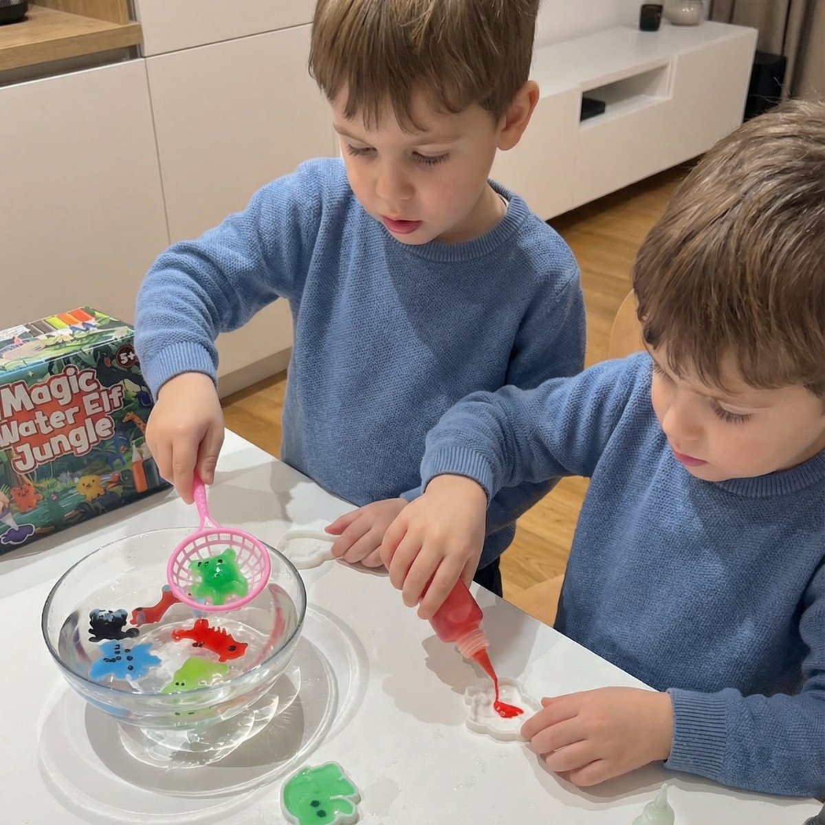 Magiczny Tropikalny Świat z Brokatem