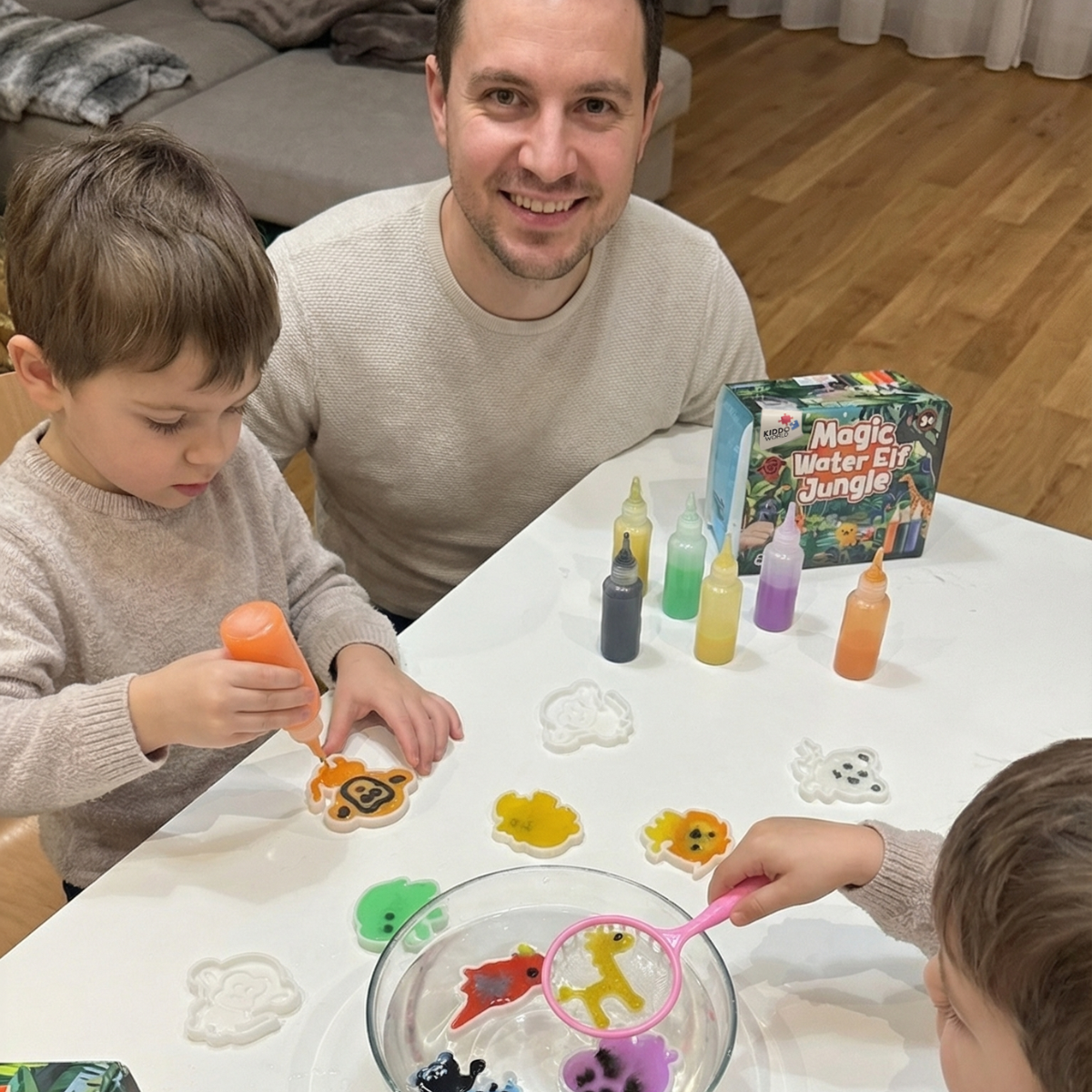 Magiczny Tropikalny Świat z Brokatem