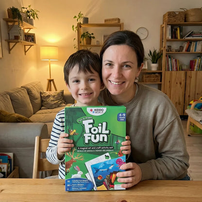 Foil Fun: Świat Zwierząt | Kreatywny zestaw bez bałaganu | dla dzieci 4+
