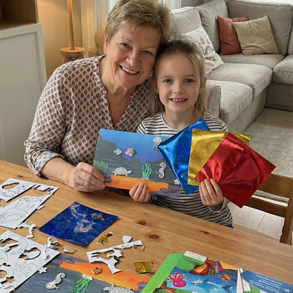 Foil Fun: Świat Zwierząt | Kreatywny zestaw bez bałaganu | dla dzieci 4+