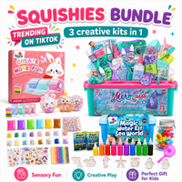 SQUISHIES BUNDLE: Magic Water Squishies, Slime Squishies Ocean Mermaids & Bubble Squishies