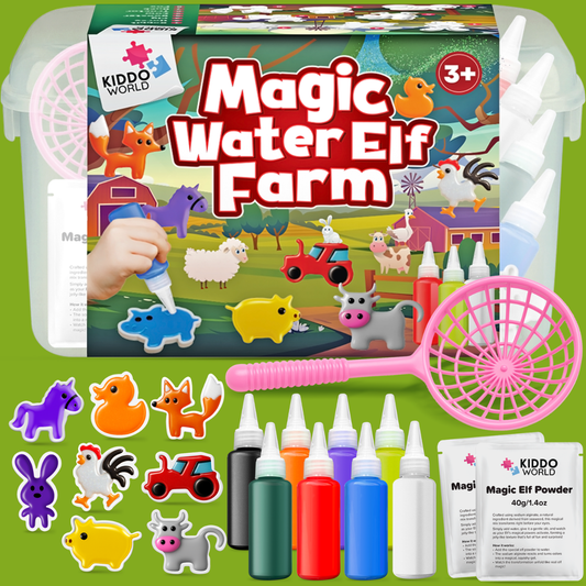 Magiczne wodne skrzaty – Farma | 4, 8 lub 12 kolorów, dla dzieci 3+