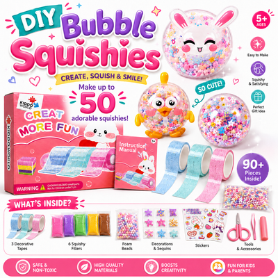 Pudełko Bubble Squishies – 1. zestaw
