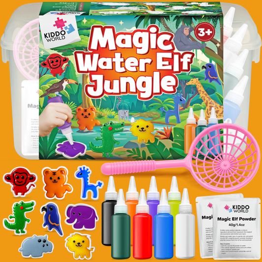 Magiczne wodne skrzaty – Dżungla | 4, 8 lub 12 kolorów, dla dzieci od 3+ lat