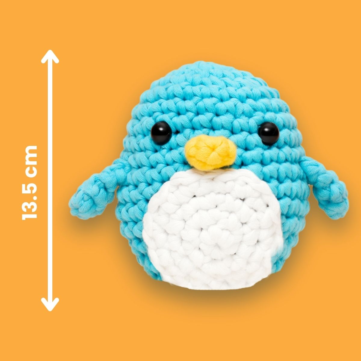 Zestaw do szydełkowania dla początkujących | Pingwin Oli | dla dzieci (10+) i dorosłych