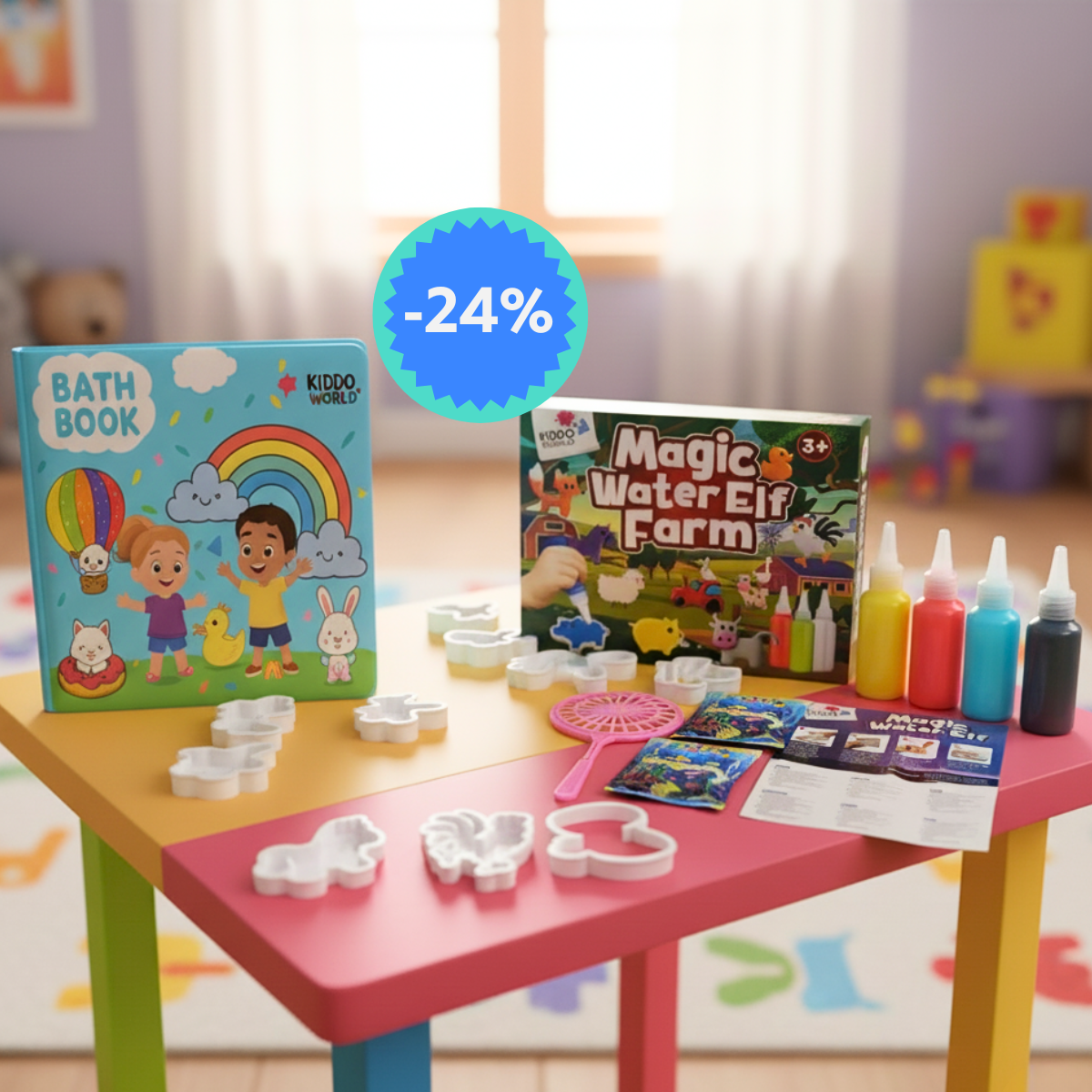 Magiczny wodny świat | dla dzieci 6+ miesięcy – 5 lat | 20% TANIEJ