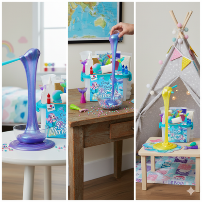 19-częściowy kreatywny zestaw SLIME | Morski świat