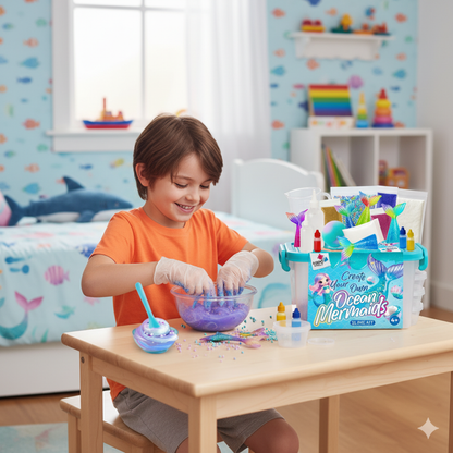 19-częściowy kreatywny zestaw SLIME | Morski świat