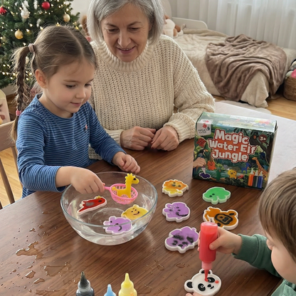 Magiczny Tropikalny Świat z Brokatem