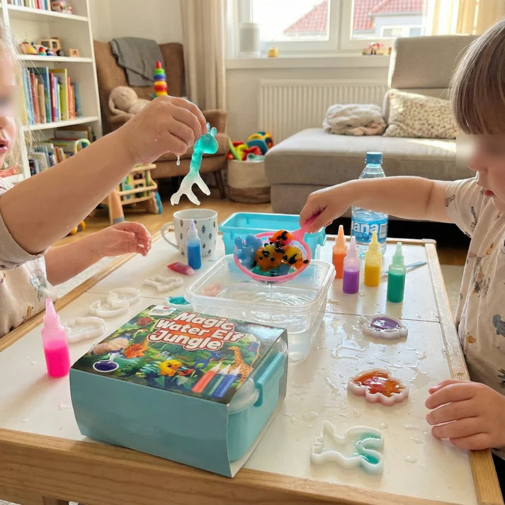 Magiczne wodne zwierzątka – Mega zestaw 3 w 1 | Ocean, dżungla i farma (3+ lata)