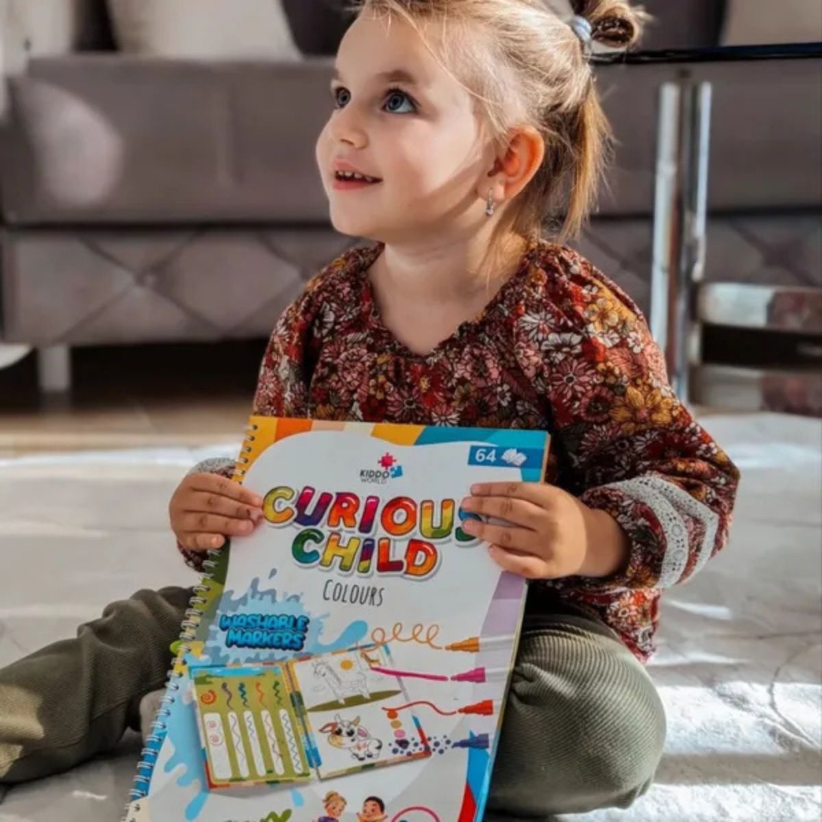 Curious Child Colors | Zeszyt pisz-wycieraj do nauki pisania (64 strony, 2+ lata)