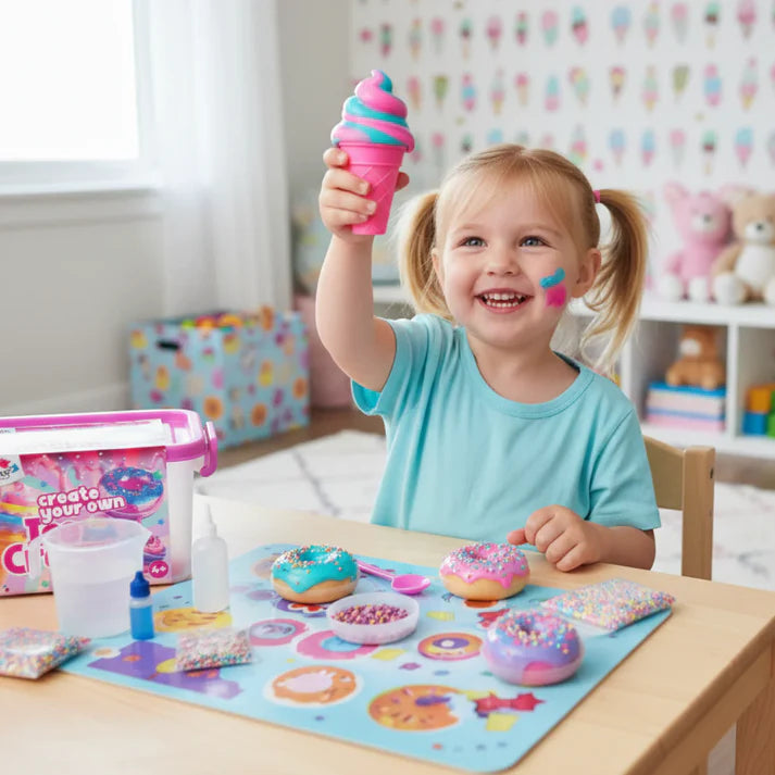 Slime zestaw 3 w 1 – Galaxy Slime, Ice Cream Slime i Mermaid Ocean Slime! (4+ lata)