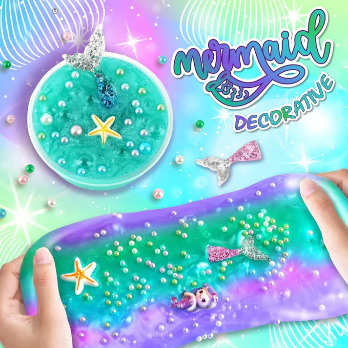 Slime zestaw 3 w 1 – Galaxy Slime, Ice Cream Slime i Mermaid Ocean Slime! (4+ lata)