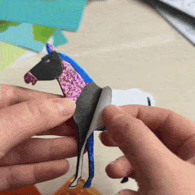 Foil Fun: Świat Zwierząt | Kreatywny zestaw bez bałaganu | dla dzieci 4+