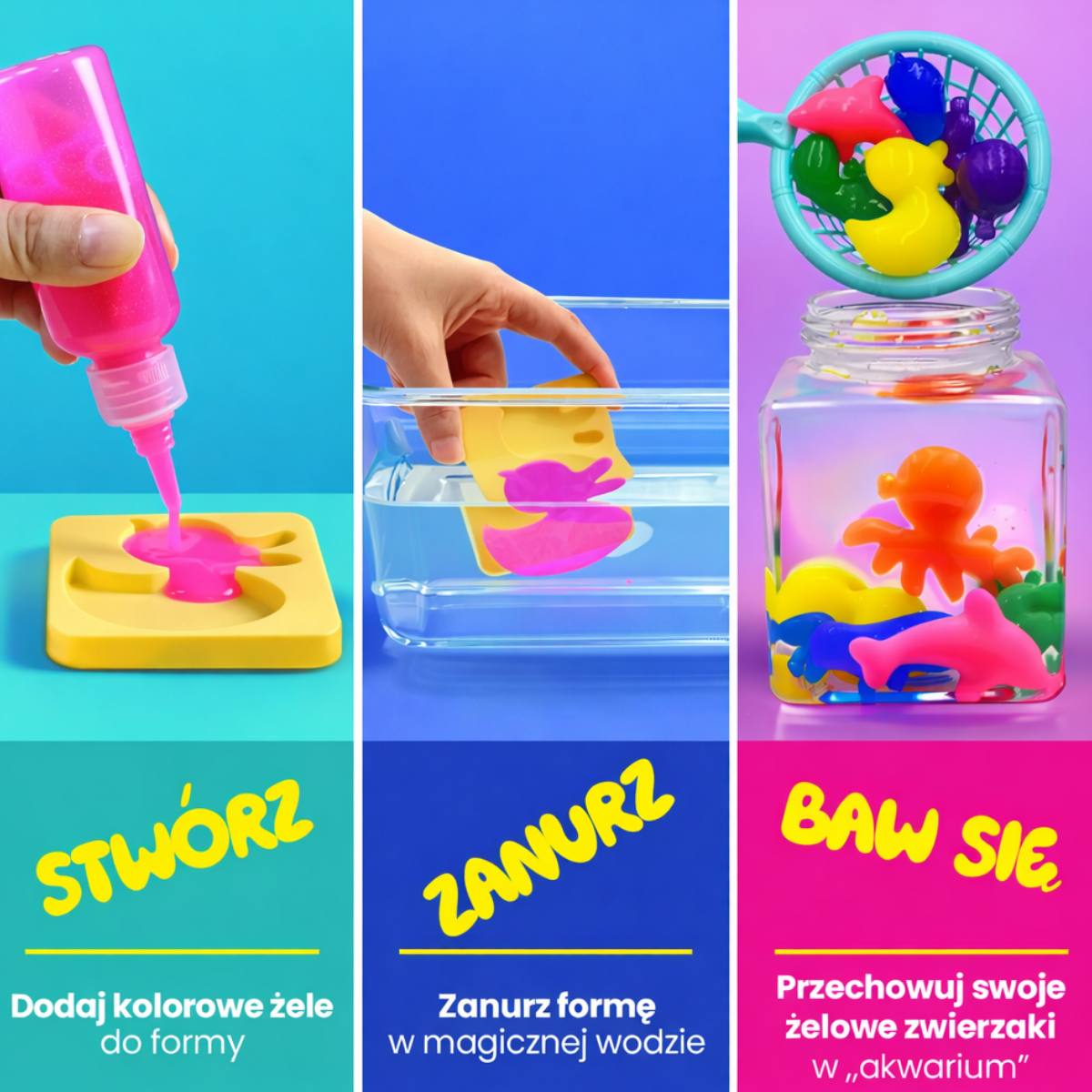 Magiczne wodne zwierzątka – Dżungla (3+ lata)