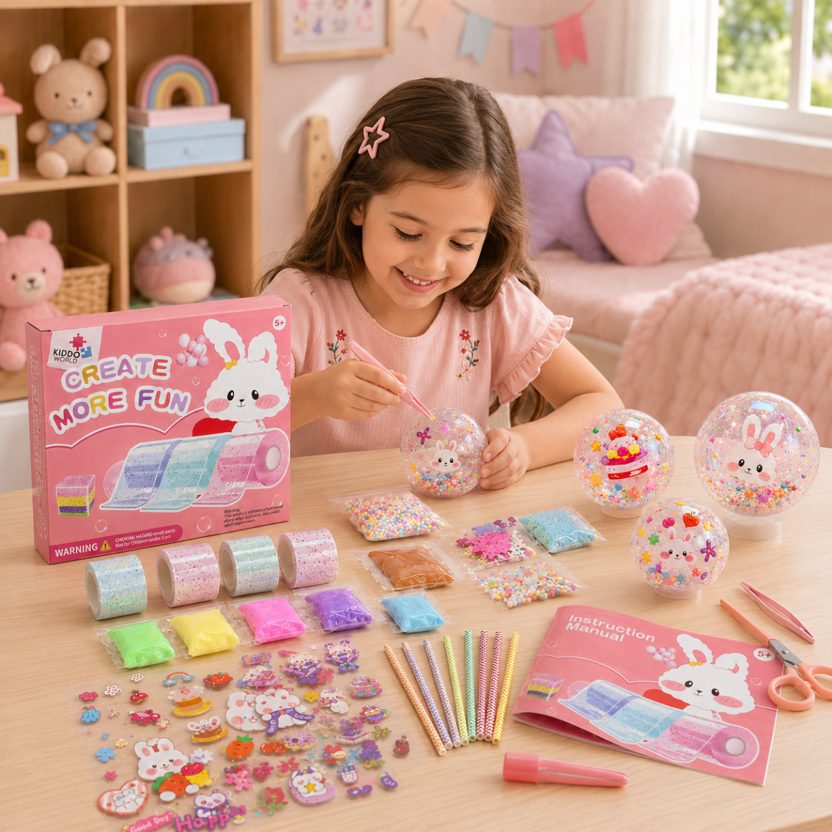 41-elementowy zestaw DIY Bubble Squishies (4+ lata)