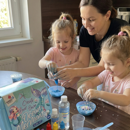 Ocean Mermaids Slime Kit | Sensoryczna zabawka STEM | dla dzieci 4+