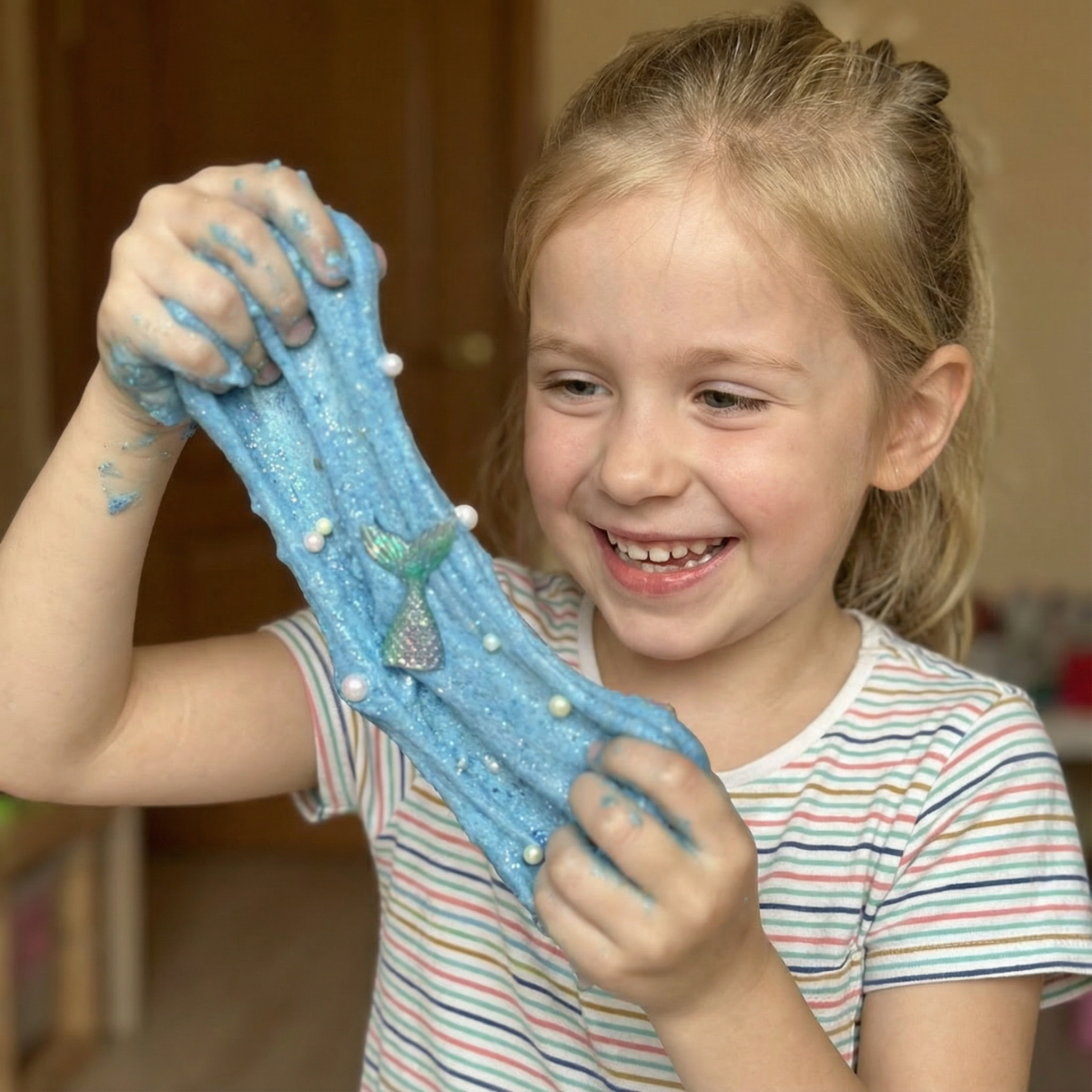 Ocean Mermaids Slime Kit | Sensoryczna zabawka STEM | dla dzieci 4+