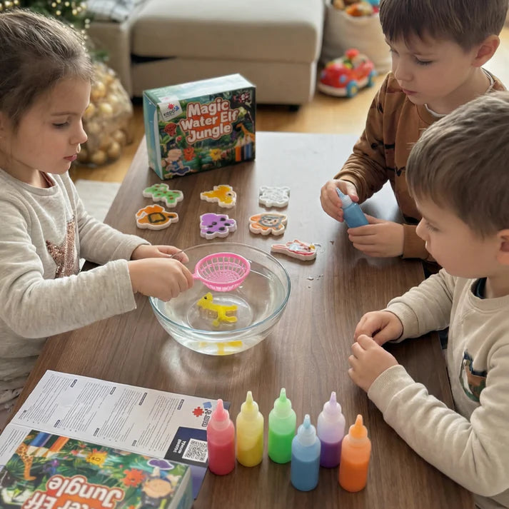 Magiczne wodne zwierzątka – Mega zestaw 3 w 1 | Ocean, dżungla i farma (3+ lata)