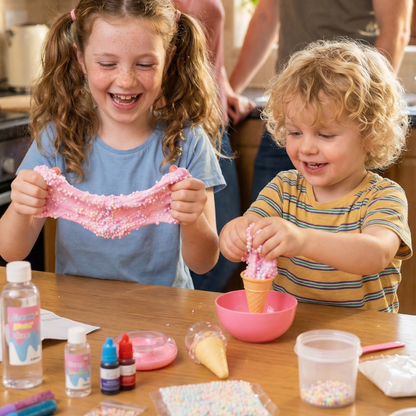 Ice Cream Slime Kit | Sensoryczna zabawka STEM | dla dzieci 4+