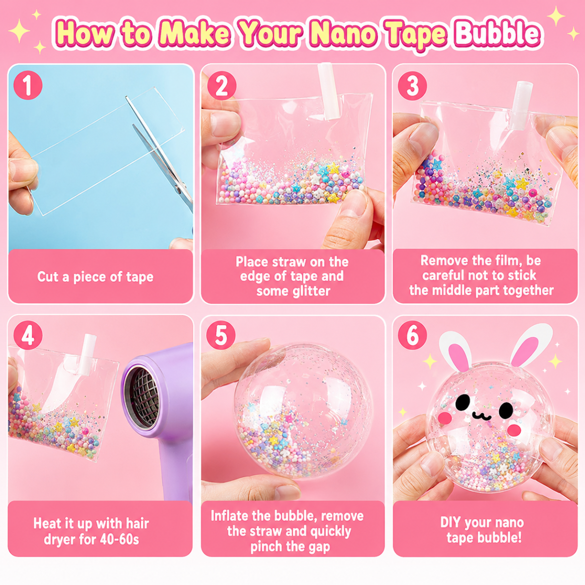 41-elementowy zestaw DIY Bubble Squishies (4+ lata)