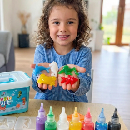 Magiczne wodne skrzaty z BROKATEM | Świat morski | 4, 8 i 12 kolorów | dla dzieci 3+