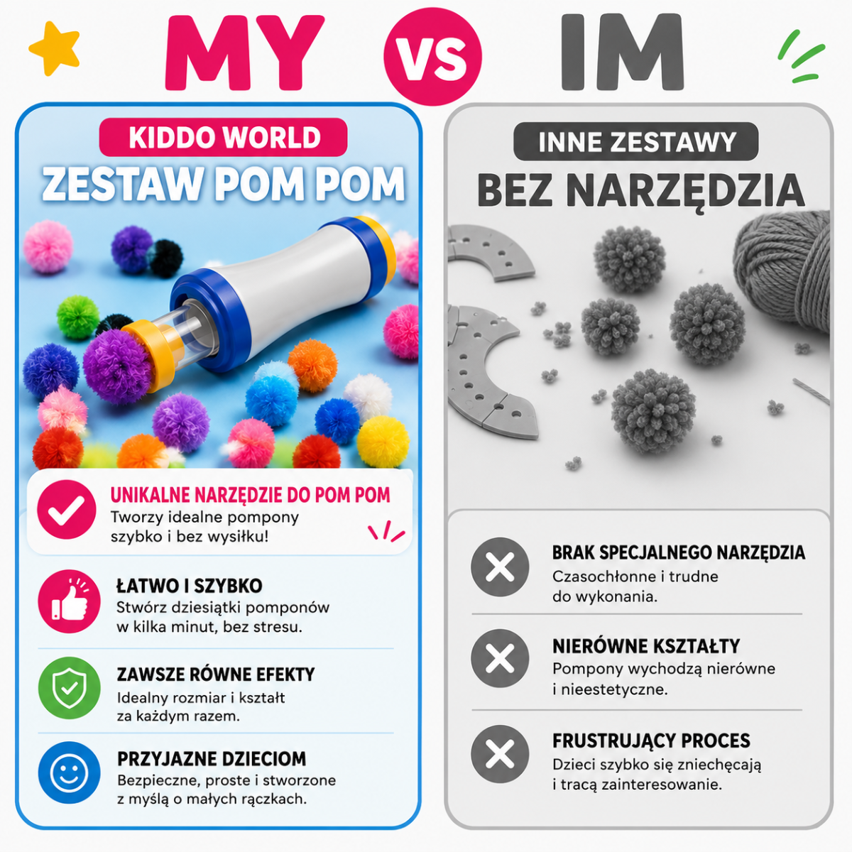 Zestaw Pom Pom – Wirusowa sensacja z TikToka