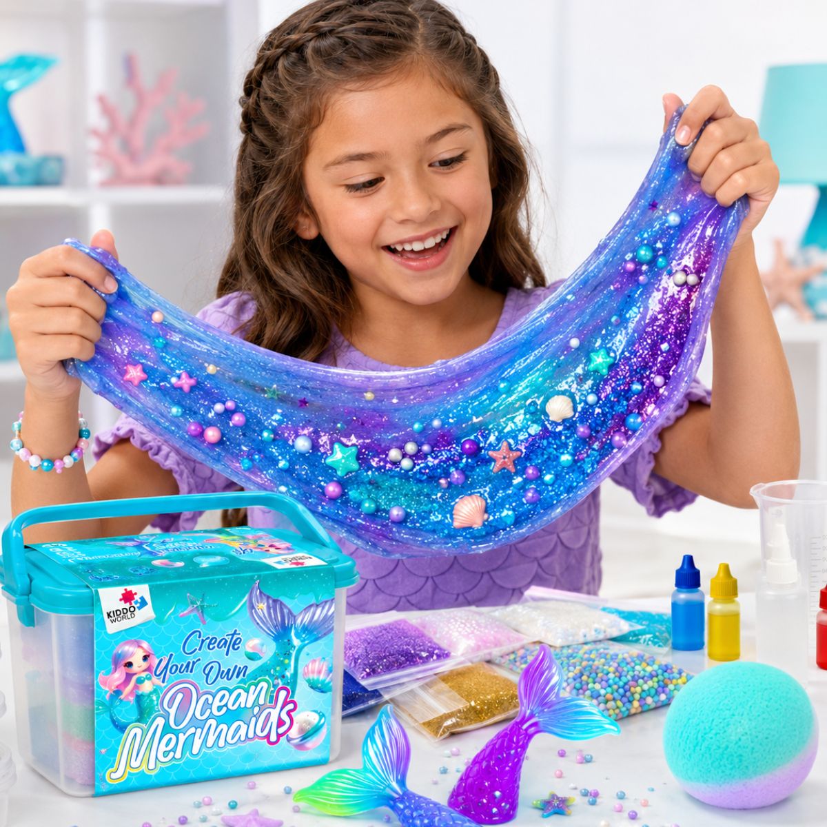 DIY Slime Squishies – Syrenka (4+ lata)