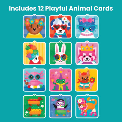 Creative Bundle 2+1 GRATIS | Zestaw do tuftingu + Zestaw do pomponów + Folia kreatywna | Dla dzieci 6+