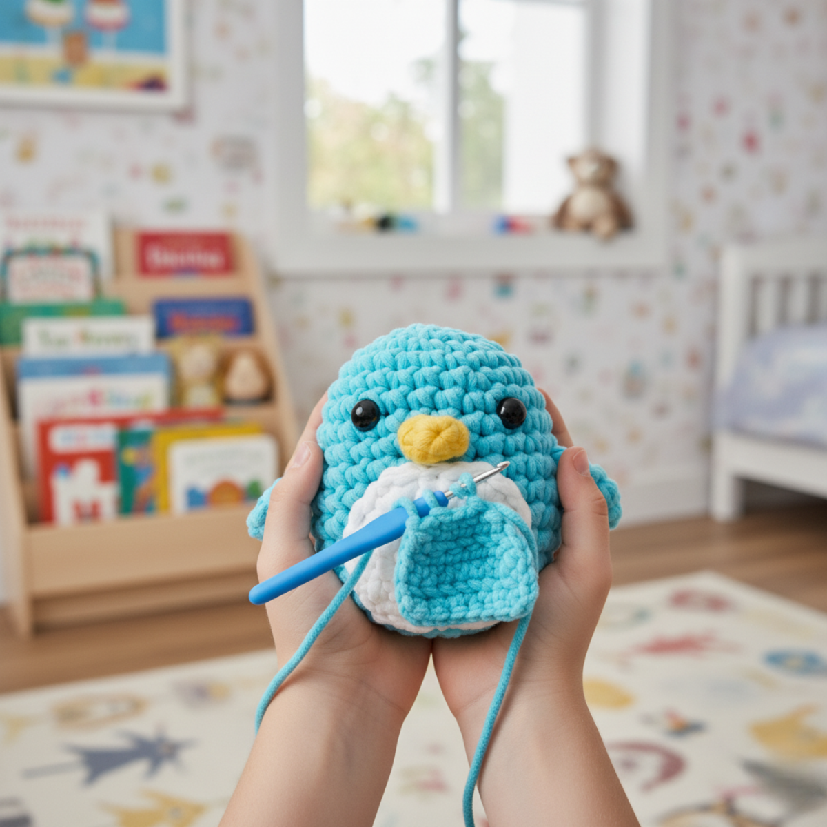 Oli the Penguin | Zestaw do szydełkowania dla początkujących