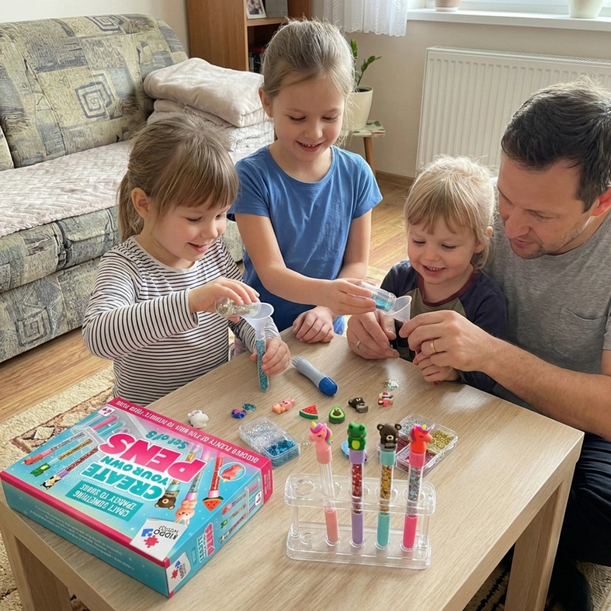 Studio Pisania: Stwórz swój własny unikatowy długopis | Kreatywny zestaw 21 elementów dla dzieci 4+