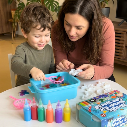 Magiczne wodne skrzaty z BROKATEM | Świat morski | 4, 8 i 12 kolorów | dla dzieci 3+