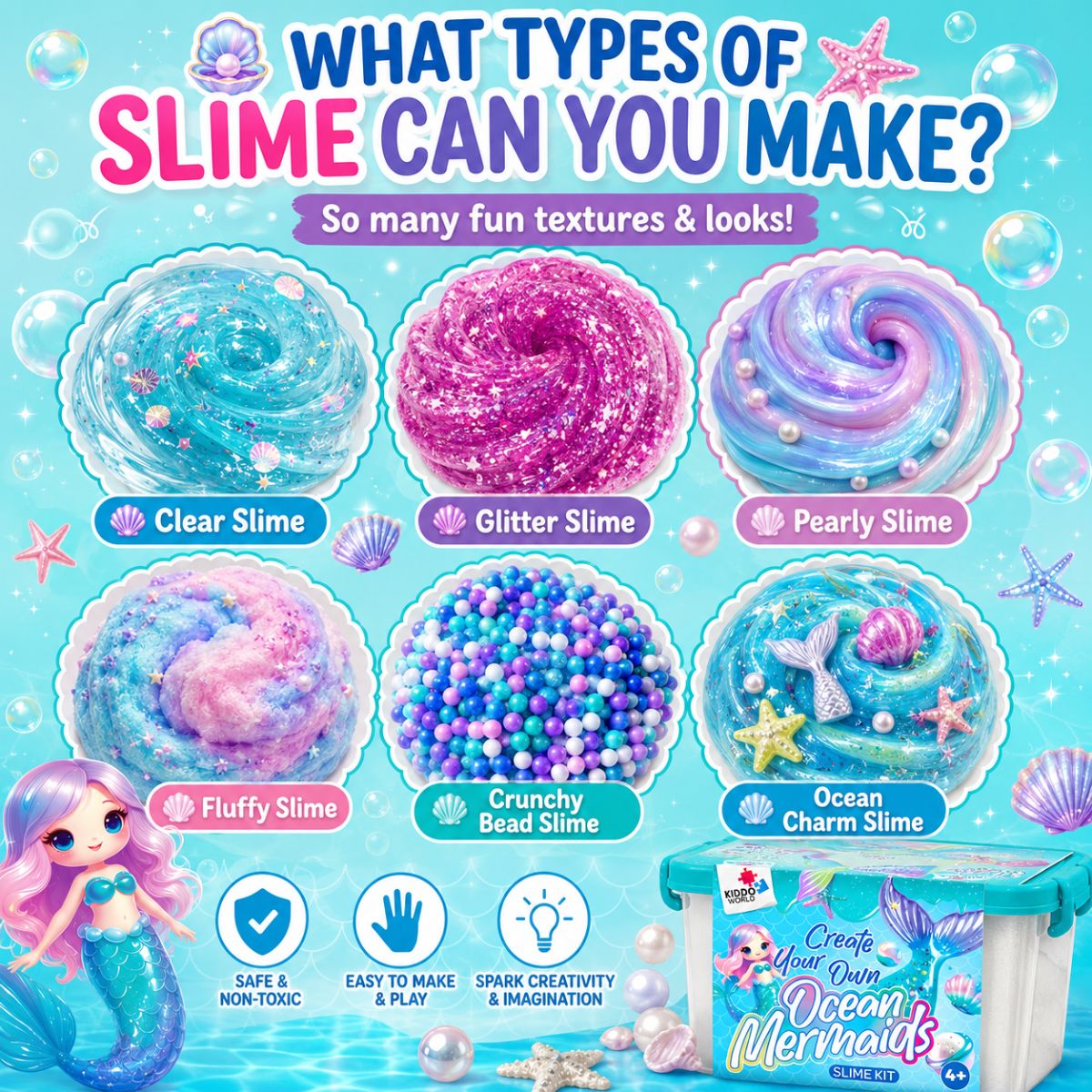 DIY Slime Squishies – Syrenka (4+ lata)