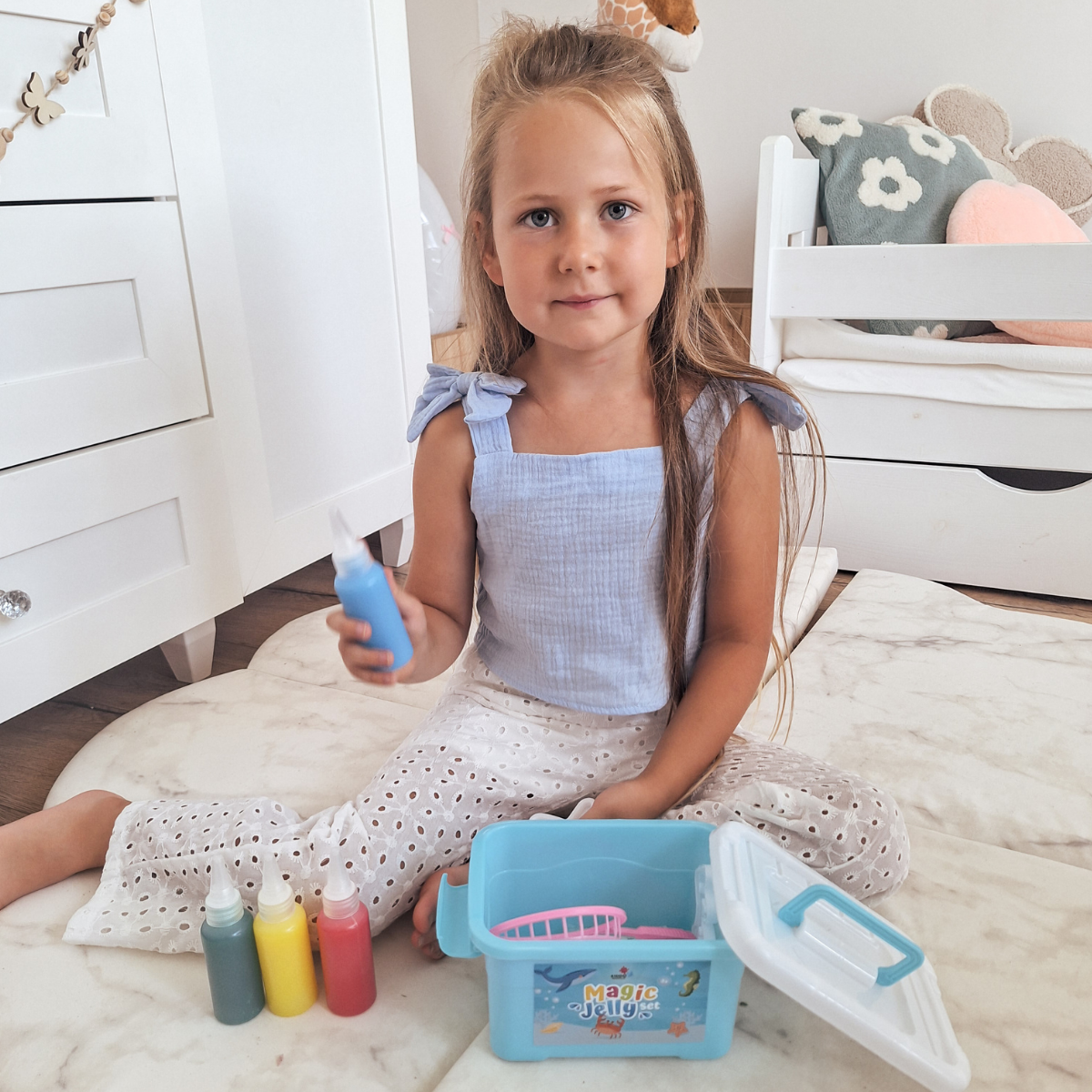 Magiczne wodne skrzaty z BROKATEM | Świat morski | 4, 8 i 12 kolorów | dla dzieci 3+