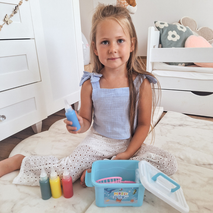 Magiczne wodne skrzaty z BROKATEM | Świat morski | 4, 8 i 12 kolorów | dla dzieci 3+