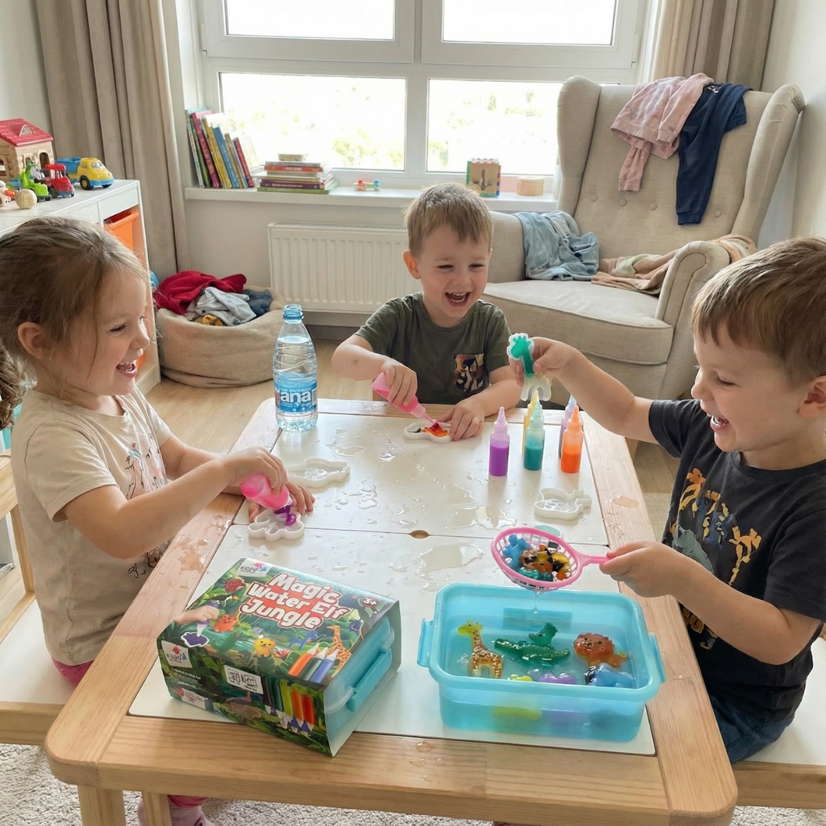 Magiczny Tropikalny Świat z Brokatem