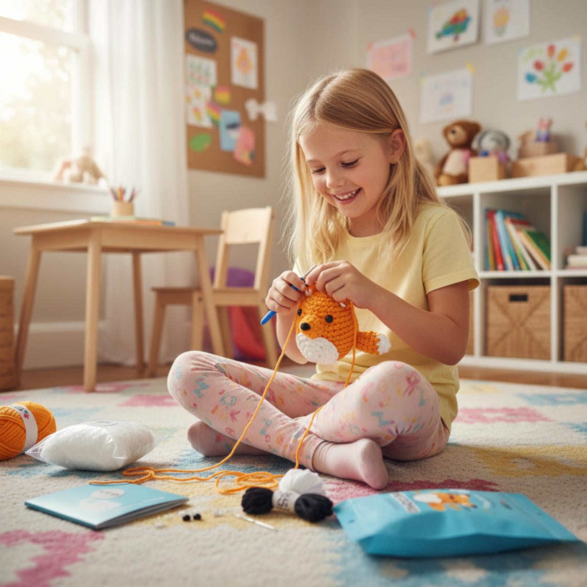 Sofia the Fox | Zestaw do szydełkowania dla początkujących